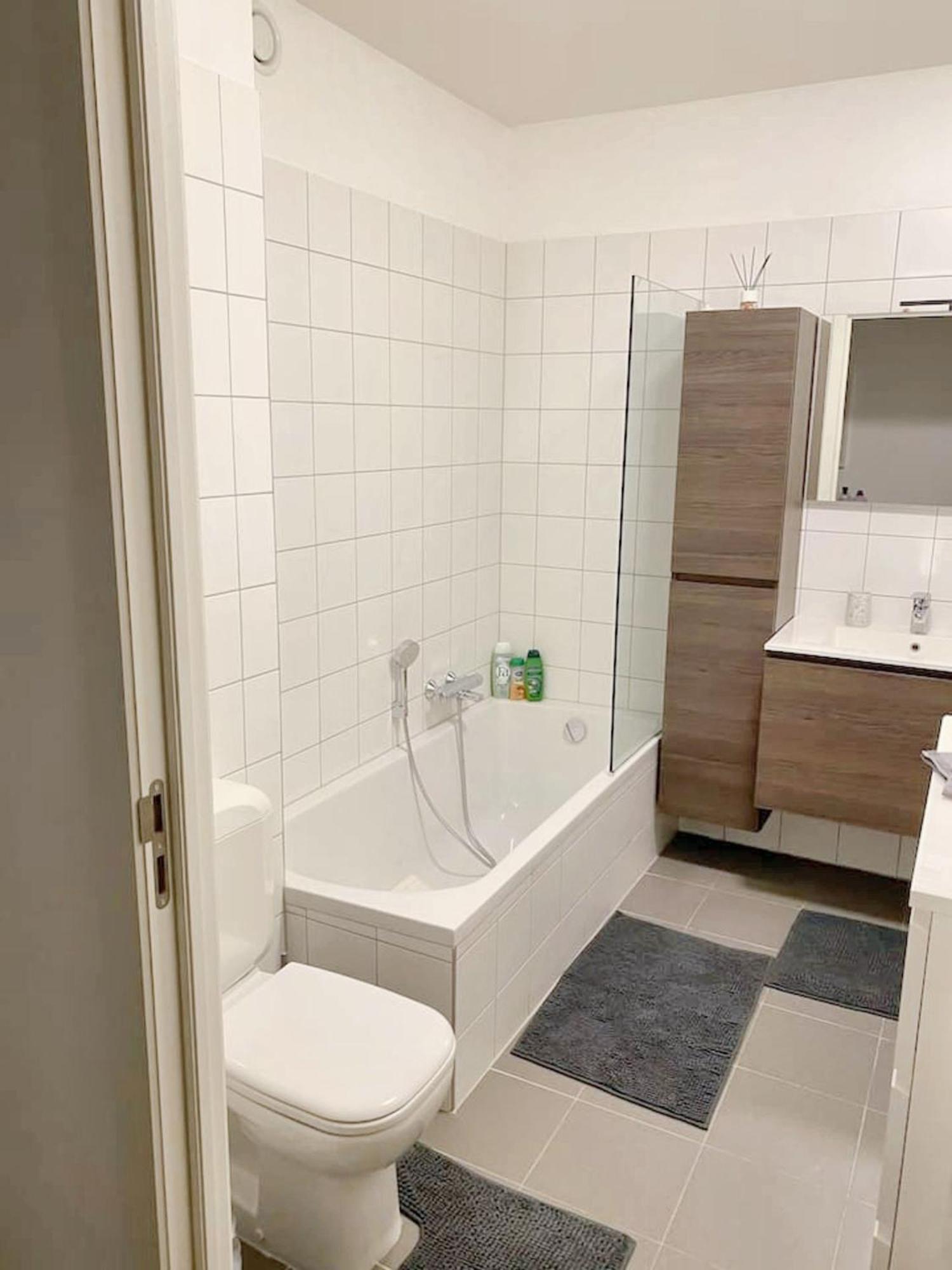 Modern Apartment In Cureghem Anderlecht 134 M² + Terrace ブリュッセル エクステリア 写真